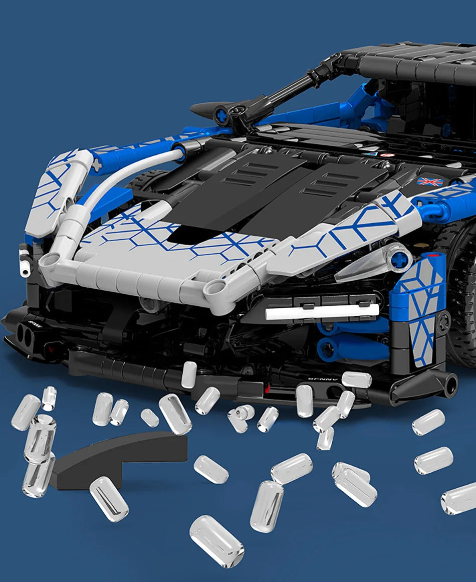 McLarened Senna GTR 42123 Technic Building Blocks OR Remote Control (1404Pcs)