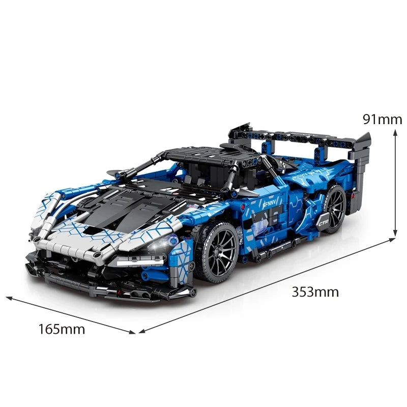 McLarened Senna GTR 42123 Technic Building Blocks OR Remote Control (1404Pcs)