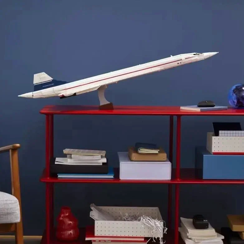 Concorde Airbus Famous Supersonic Commercial Passenger Airplane Model Building Blocks (2083Pcs)