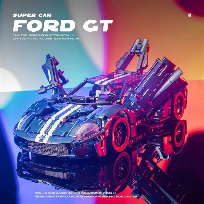 Ford GT 2023 Muscle Sports Building Block Model  42159  (1466pcs)