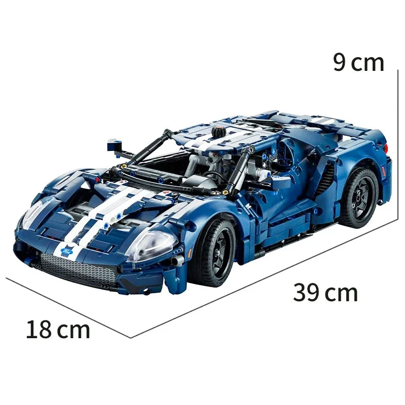 Ford GT 2023 Muscle Sports Building Block Model  42159  (1466pcs)