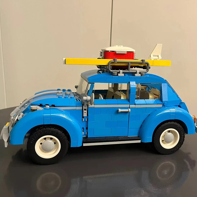 Blue Beetle Classic Car Building Blocks 10252 Model (1193pcs)