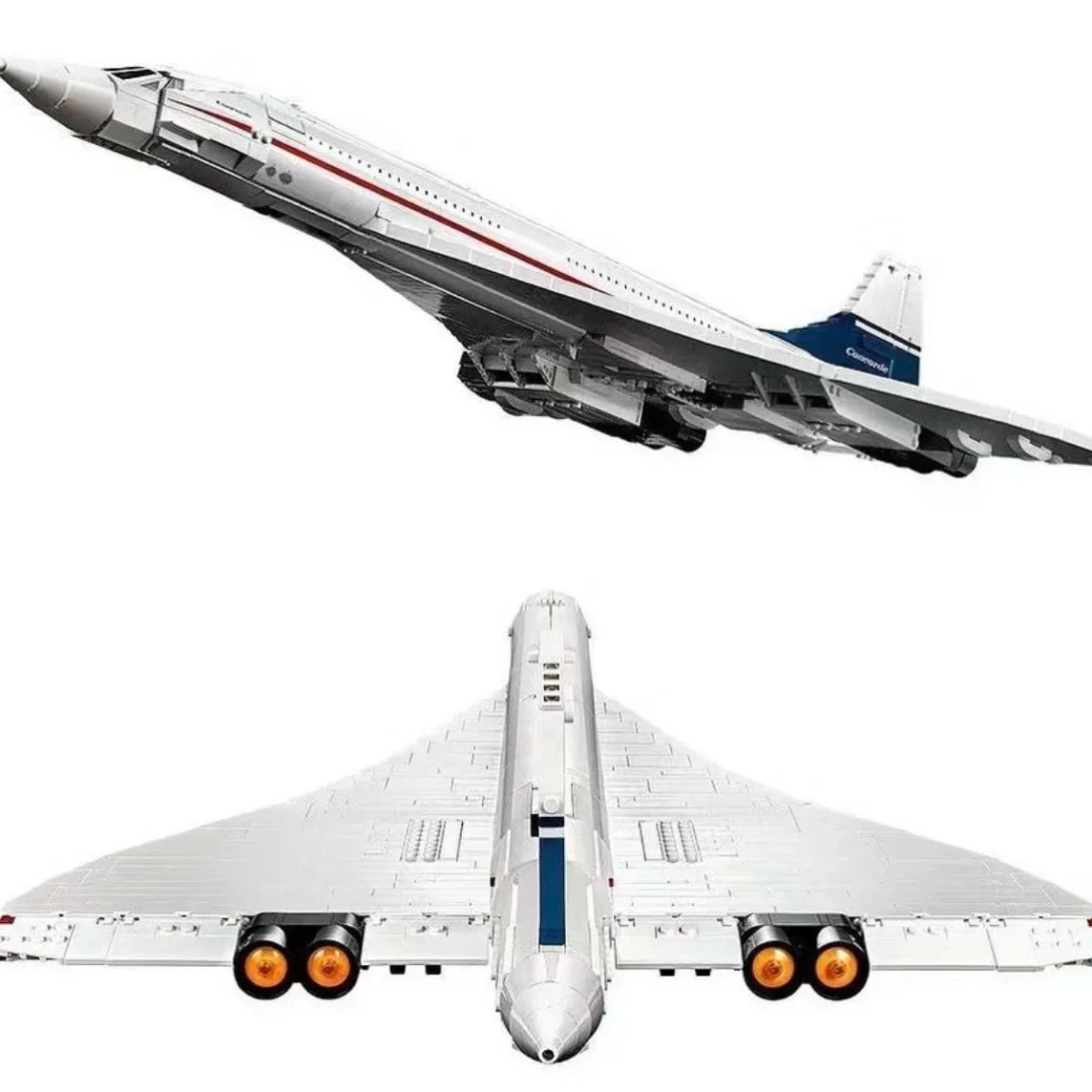 Concorde Airbus Famous Supersonic Commercial Passenger Airplane Model Building Blocks (2083Pcs)