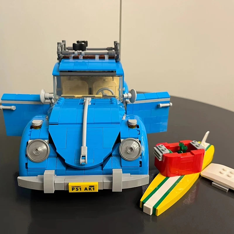 Blue Beetle Classic Car Building Blocks 10252 Model (1193pcs)