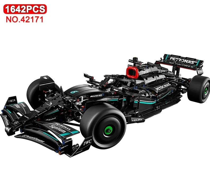 F1 W14 E Technic Model 42171  Building Blocks Super Race Car (1642Pcs)