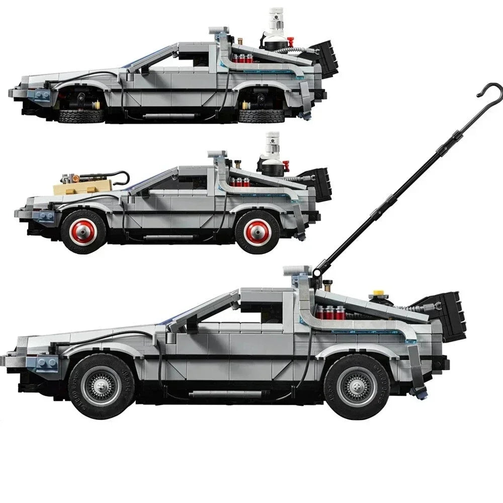 Back to the Future Time Machine Model 10300 Building Blocks (1872Pcs)