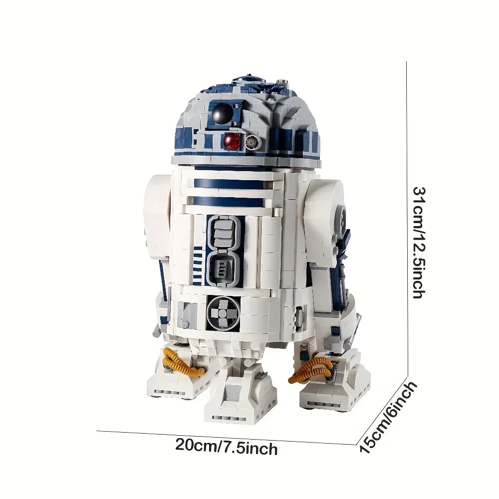 R2D2 Star War Robot Model 75308 R2D2 Building Block Bricks (2314Pcs)